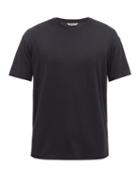 Auralee - Crew-neck Cotton-jersey T-shirt - Mens - Black