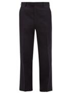 Matchesfashion.com Prada - Straight Leg Tailored Trousers - Mens - Navy