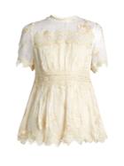 Zimmermann Tropicale Antique Silk-georgette Blouse