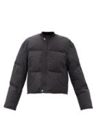 Matchesfashion.com Jil Sander - Reversible Water-repellent Quilted Bomber Jacket - Womens - Black