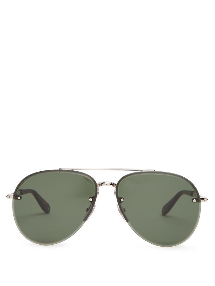 Givenchy Aviator Metal Sunglasses