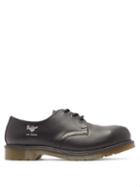 Matchesfashion.com Raf Simons - X Dr. Martens Keaton Leather Derby Shoes - Mens - Black
