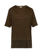 Matchesfashion.com Etro - Linen T Shirt - Mens - Green Multi