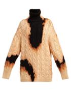 Matchesfashion.com Balenciaga - Oversized Acid Stained Cotton Sweater - Womens - Black Multi