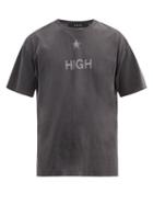 Matchesfashion.com Ksubi - High-print Cotton-jersey T-shirt - Mens - Grey