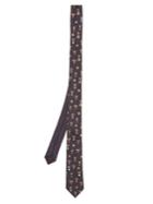 Valentino Medal-embroidered Silk Tie