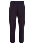 Raquel Allegra Relaxed Silk-noil Trousers