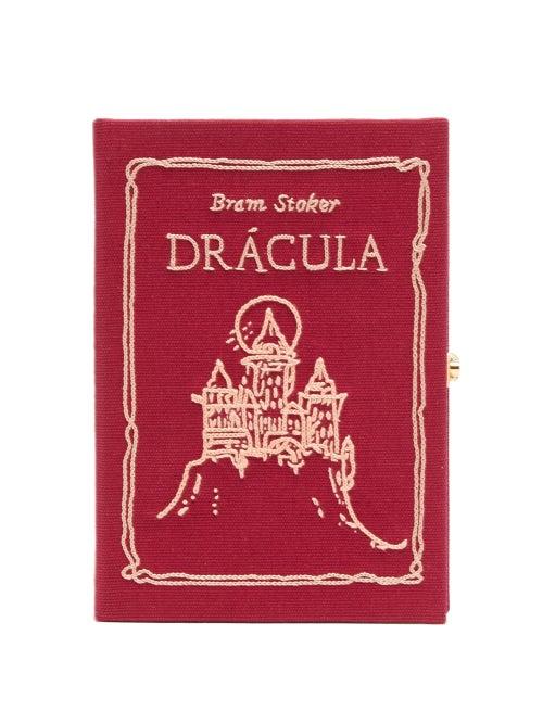 Matchesfashion.com Olympia Le-tan - Mini Dracula Canvas Clutch Bag - Womens - Red Multi