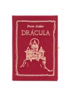 Matchesfashion.com Olympia Le-tan - Mini Dracula Canvas Clutch Bag - Womens - Red Multi