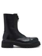 Matchesfashion.com Vetements - Zipped Leather Ankle Boots - Mens - Black