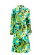Matchesfashion.com 0 Moncler Genius Richard Quinn - Charlie Floral Coated Cotton-canvas Raincoat - Womens - Green Multi