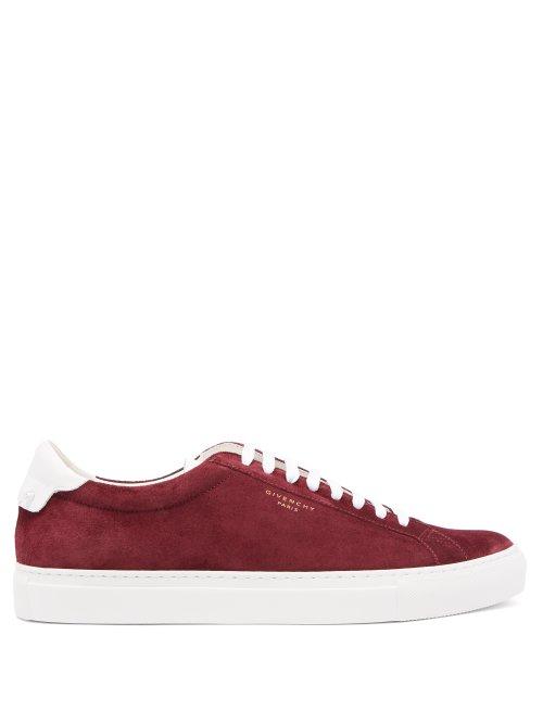 Matchesfashion.com Givenchy - Urban Street Low Top Suede Trainers - Mens - Purple