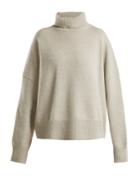 Nili Lotan Oversized Roll-neck Wool-cashmere Sweater
