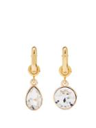 Paco Rabanne - Xl-link Crystal-drop Earrings - Womens - Gold