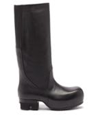 Rick Owens - Ballast Leather Knee-high Boots - Mens - Black