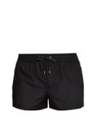 Matchesfashion.com Dolce & Gabbana - Logo Side Trim Technical Swim Shorts - Mens - Black