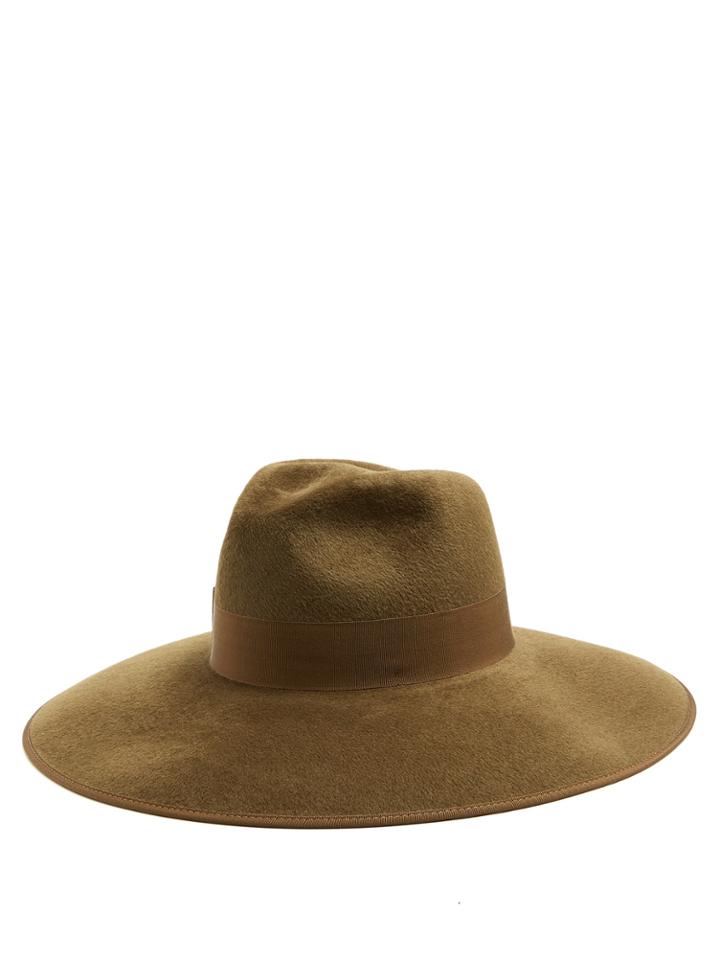 Gucci Gg-embellished Fur-felt Hat