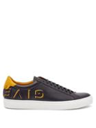 Matchesfashion.com Givenchy - Urban Street Low Top Leather Trainers - Mens - Black Yellow