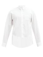 Matchesfashion.com Comme Des Garons Shirt - Front Cropped-hem Cotton-poplin Shirt - Mens - White