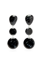 Matchesfashion.com Isabel Marant - Carved-resin Drop Earrings - Womens - Black