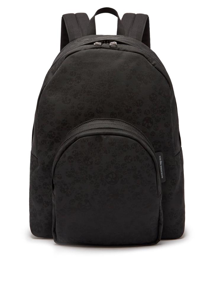 Alexander Mcqueen Skull-jacquard Backpack