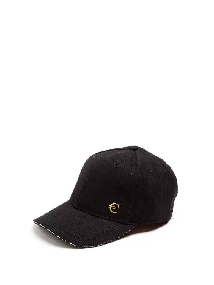 Vetements Euro-embroidered Cotton Cap