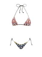 Matchesfashion.com Missoni Mare - Conchiglia Crochet Tide-side Bikini - Womens - Multi