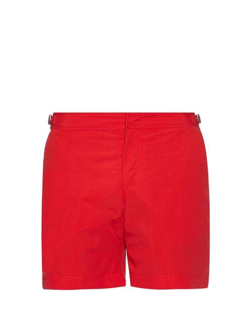 Matchesfashion.com Orlebar Brown - Bulldog Mid Length Swim Shorts - Mens - Red