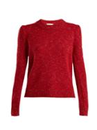 Matchesfashion.com Isa Arfen - Speckled Knit Crew Neck Sweater - Womens - Red