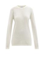 Raey - Slim-fit Merino Wool Crew-neck Sweater - Womens - Ivory