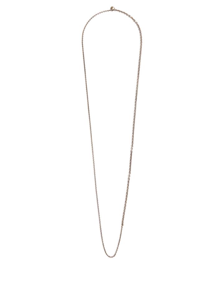 Title Of Work Cable-chain Sterling-silver Necklace