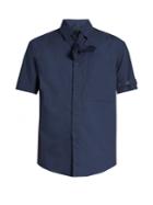 Craig Green Belted Short-sleeved Cotton-poplin Shirt