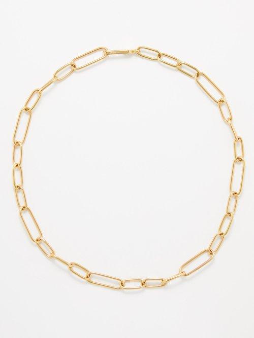 Rosa De La Cruz - Links 18kt Gold Necklace - Womens - Yellow Gold