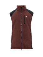 Matchesfashion.com 66north - Tindur Zip Through Faux Shearling Gilet - Mens - Brown Multi
