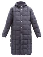 Jil Sander - Hooded Quilted Recycled-ripstop Coat - Womens - Navy