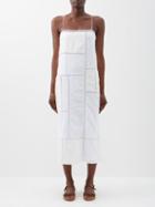 Gabriela Hearst - Persephone Embroidered Patchwork Cotton Dress - Womens - White