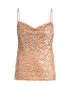 Matchesfashion.com Galvan - Whiteley Sequin Embellished Camisole - Womens - Copper