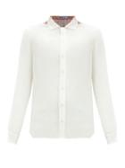 Matchesfashion.com Rick Owens - Distorted Leopard-print Silk-crepe Shirt - Mens - White
