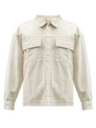 Matchesfashion.com A-cold-wall* - Patchwork Cotton-twill Overshirt - Mens - Cream