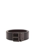 Matchesfashion.com Bottega Veneta - Reversible Leather Belt - Mens - Black Brown
