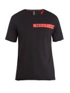 Matchesfashion.com P.e Nation - Drift Defence Cotton T Shirt - Mens - Black Red