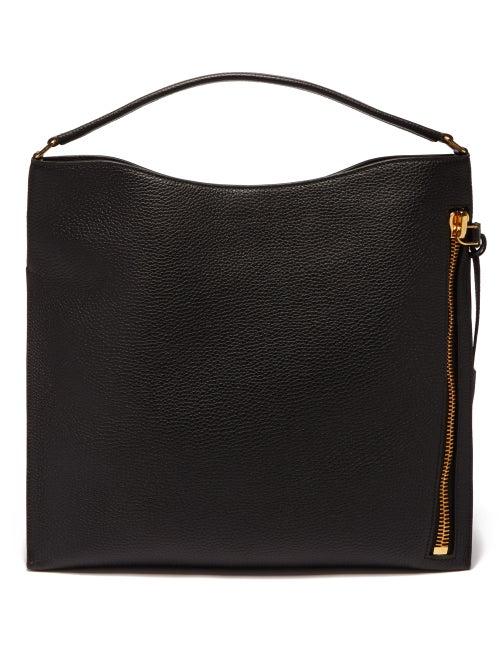 Tom Ford - Alix Grained-leather Shoulder Bag - Womens - Black