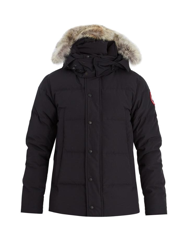 Canada Goose Wyndham Fur-trimmed Down-filled Parka