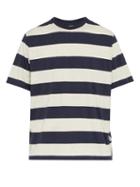 Matchesfashion.com Oliver Spencer - Striped Cotton T Shirt - Mens - Blue White
