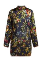 F.r.s - For Restless Sleepers Menezio Jungle Silk-crepe Dress