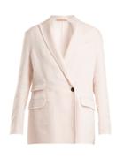Matchesfashion.com Summa - Oversized Peak Lapel Jacket - Womens - Light Pink