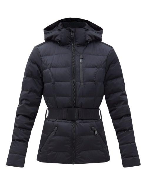 Matchesfashion.com Goldbergh - Soldis Belted Quilted Down Ski Jacket - Womens - Black
