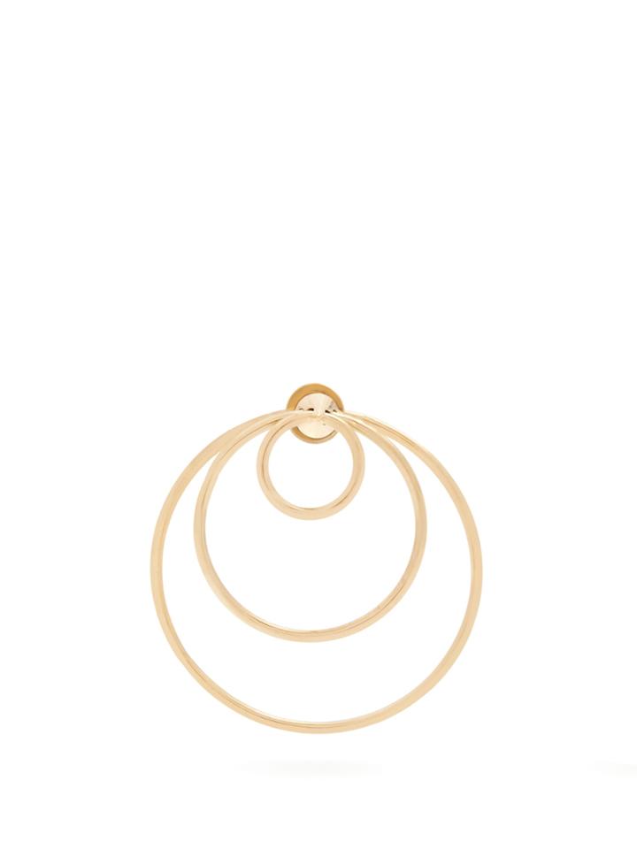 Delfina Delettrez Yellow-gold Hoop Single Earring