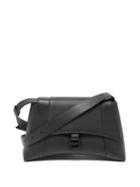 Balenciaga - Hourglass Small Grained-leather Bag - Womens - Black