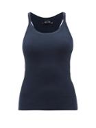 The Upside - Chelsea Lucille Cotton-jersey Tank Top - Womens - Navy